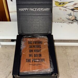 Face Book 20th Anniversary Inspirational custom Wooden Pinboard